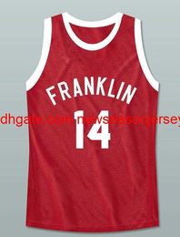 Vintage # 14 Earl Manigault 14 Benjamin Franklin maillot de basket-ball personnalisé n'importe quel maillot de numéro de nom