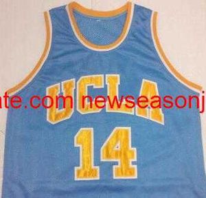 Vintage # 14 Zach LaVine Westbrook UCLA Bruins Basketball Jersey personnalisé n'importe quel maillot de numéro de nom