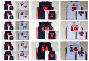 Jaargang 1992 Dream Team Jersey Larry 7 Blrd Patrick 6 Ewing Chris 13 Mullin Scottie 8 Pippen Clyde 10 Drexler Karl 11 Malone 15 Jo2234250