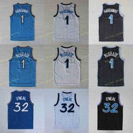 Vintage 32 Penny 1 Hardaway Tracy 1 McGrady Stitched College Basketball Jerseys Mens 33 Basketbal
