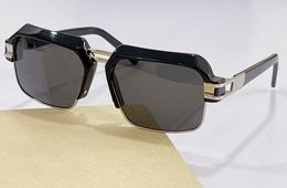 Vintage 6020 Sier Sier Black Gray Gafas Accesorios de moda Gafas de sol para hombres Ev400 Protection Eyewear with Box