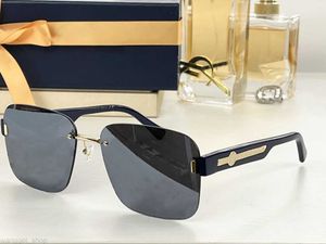 Lunettes de soleil vintage 60mm pour hommes femmes lunettes de créateur été 9058 style pare-soleil anti-ultraviolet rétro plaque planche lunettes sans cadre verre