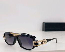 Vintage 675 Gafas de sol para hombres Blackgoldgrey Lentes de gradiente Sunnies Accesorios de moda UV400 Eyewear4123164