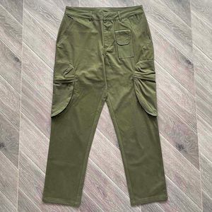 Vintage ejército verde pantalones Jogger hombres mujeres alta calidad suelta Hip-Hop ropa Cargo monos pantalones