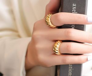 Ring Vintage Ring Classic Designer Bijoux pour les femmes Imitation d'or 18K Gol