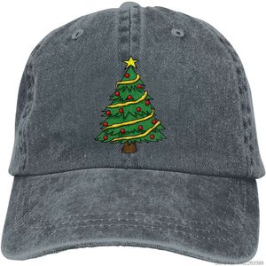 Casquette de Baseball Vintage, arbres de noël, chapeaux en Denim, chapeaux de camionneur réglables, casquette de papa