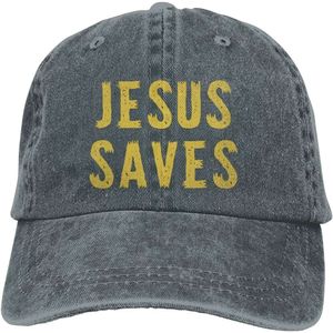 Casquette de Baseball Vintage, jésus sauve les chapeaux en Denim, chapeaux de camionneur réglables, casquette de papa