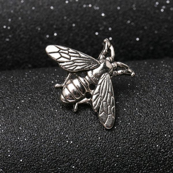 Vintage abeille broche femmes hommes métal insecte abeille broche costume épinglette chemise accessoires en gros epacket expédition