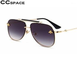 Vintage Bee Pilot Sunglasses Femme Retro Cool Men Lunes 2022 Fashion Shades UV400 CCSPACE LASSES OCULOS 477684117475