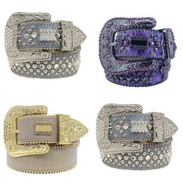 Vintage Belts Men Designer riem brede lederen riemen voor vrouwelijke ontwerper klassieke broekaccessoires ingelegde Rhinestone Cintura Donna Gift Fashion Luxury Belt Ceinture