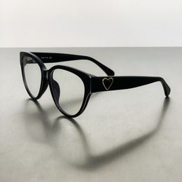 Vintage grand cadre amour oeil de chat noir cadre lunettes pour femmes avancé couleur relief artefact carré visage cadre lunettes