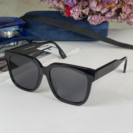 Óculos de sol quadrados grandes vintage moldura de acetato preto mulheres moda dupla rebite letra logotipo pernas largas óculos homens óculos de tendência 1168 Drivin óculos de designer de luxo