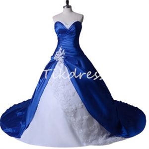 Vintage Blue Gothic Widding Robes 2024 chérie pliage volant des robes nuévales médiévales Sweep Train Country Bride Robe Lace Celtic Rockabilly Vestios de Novia