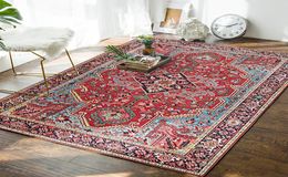 Vintage Boheems tapijt voor woonkamer slaapkamer huisdecoratie decor tapijten Perzische stijl 2x3m zachte niet -slip kinderen39s spelen MA6536615