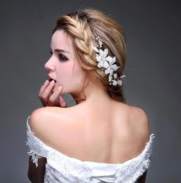 Vintage nupcial corona tiara joyería de boda bohemia accesorios para el cabello elegantes tocados frontlet banda para el cabello diademas para la novia CPA476