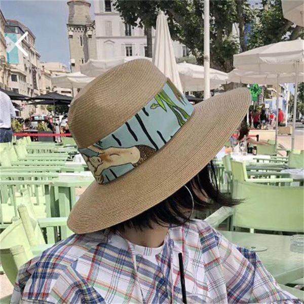 Sombreros de cubo vintage Estampados de moda Letras Sombreros de paja Diseñador de mujer Luxurys Marcas Gorras Viajes de verano Playa Vacaciones Sombrilla Sombreros para el sol
