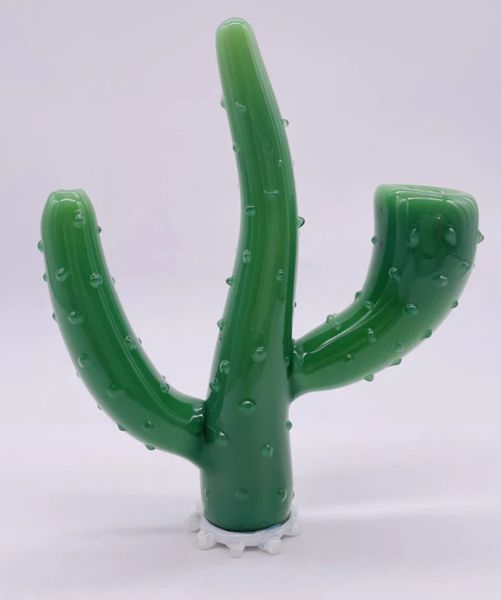 Vintage Cactus Glass Pipe Original Glass Factory Made peut mettre le logo du client par DHL UPS CNE