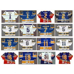 Maillots de hockey vintage CCM St. Blues GLENN HALL AL INNIS GASSOFF BOB PLAGER GARRY UNGER ROUGE BERENSON BRETT HULL BRENDAN SHANAHAN BERNIE rare