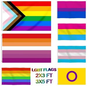 DHL Drapeaux gays 90x150cm Rainbow Things Pride Bisexuel Lesbienne Pansexuelle LGBT Accessoires Drapeaux CPA4205