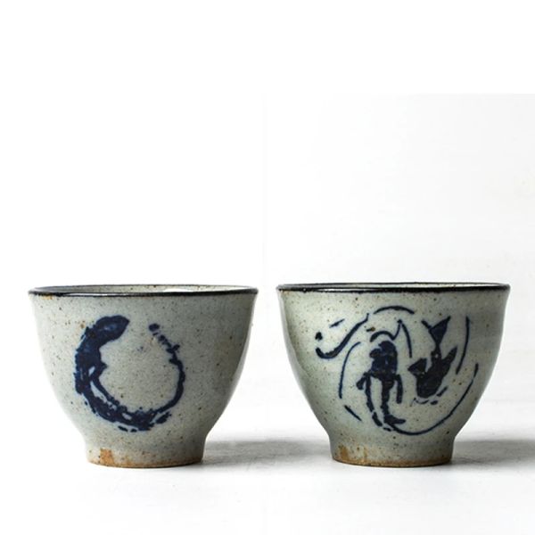 Tasses de poterie de tai chi chinois