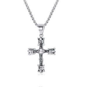 Vintage Christian Bible Texte En Acier Inoxydable Pendentif Collier Punk Mode Biker Amulette Hommes Chaîne Collier Bijoux Cadeau 113649251