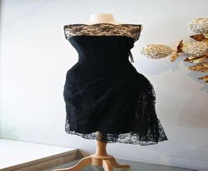 Vestidos de cóctel vintage de 1950 vestidos de baile de campo negros de 1950.