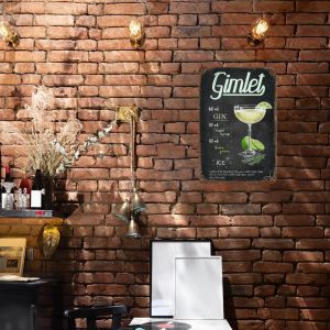 Vintage cocktails en drankjes metalen tinnen tekenplaten Club Bar Beverage Poster Cafe Shop Western Restaurant Home Wall Decor Plaques