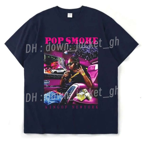 Camisetas Vintage Cool Rap Pop Smoke para hombres y mujeres, camiseta de moda americana, camiseta informal de gran tamaño con cuello redondo, camiseta de manga corta de Hip Hop, ropa de calle para hombres, camiseta 26