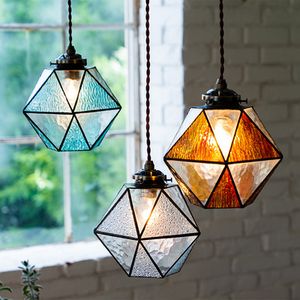 Vintage koper hanglampen lamp glas opknoping lamp lichten art deco in afwachting verlichting woonkamer eetkamer cafe slaapkamer loft