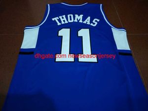 Vintage CURTIS Isiah Thomas # 11 College Basketball Jersey personnalisé n'importe quel maillot de numéro de nom