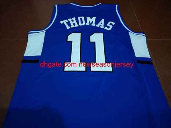 Vintage CURTIS Isiah Thomas # 11 College Basketball Jersey personnalisé n'importe quel maillot de numéro de nom