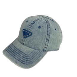 Casquettes de baseball ajustées en denim vintage pour hommes et femmes Designer d'été Patchwork Streetwear Strass Chapeau de cowboy Sport décontracté Casquette de balle Cadeaux de haute qualité