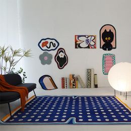 Vintage Design Tapijt Oosterse stijl Tapijt Tapijt Rug originele woonkamer salontafel Vloer Mat Nationaal Slaapkamer Bedgebied Tapijten