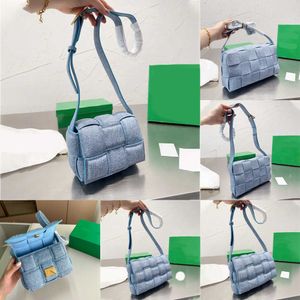 Sacs de créateurs vintage pour femmes, sacs à bandoulière en denim tissé, sac à main Portable, Mini chaîne, petit sac carré 230524