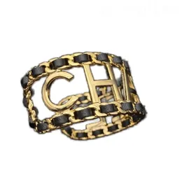 Bracelet de créateur vintage manchette bijoux pour hommes bracelets de charme vintage plaqué or bracelet à la mode anniversaire de mariage cadeau minimaliste zh210 E4