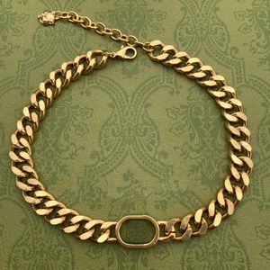 Collier de créateur vintage pour hommes, chaîne en or, bracelet décontracté, pendentif G, pour femmes, pendentif tête de tigre, Bracelets pour hommes