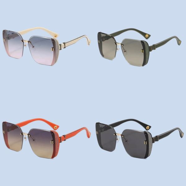 Lunettes de soleil design vintage femmes polarisées lunettes de soleil homme d'été décontracté lentilles de couleur dégradé Lentes de Sol Mujer nuances extérieur fa0113 H4