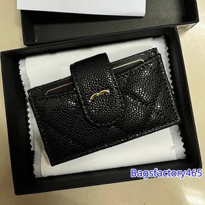 Vintage Designer Wallet Women Luxury Card Holder Lambskskin/Caviar Purse Matelasse Trend Evening Koppeling Zipper Flap Coin Purse Gold Silver Hardware Borsa Key Pouch