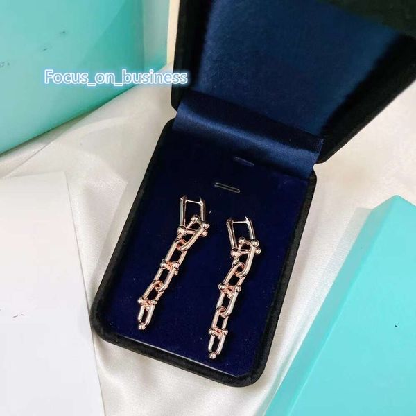 Pendientes vintage cuelgan hardware diseñador cobre redondo cubo cadena encanto gota bambú medallón para mujer joyería de moda con caja