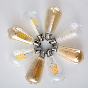 Vintage Edison Dimmer Light E27 LED -lampen ST64 Warm White Lamp Retro voor huizendecoratie