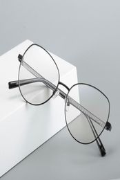 Vintage Sezasses Cat Eye AntiBlue Light Metal Reading Gases Frames Eyewear Mujeres Fashion Optical Presbyopia Computer Glass SU9062088