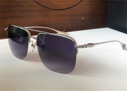 Occhiali da sole di design vintage alla moda IDATIY II quadrati mezza montatura occhiali protettivi uv400 stile retrò popolare e versatile di alta qualità