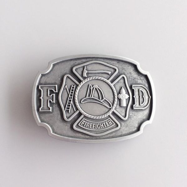 Vintage Fire Hero pompier FD Boucle De Ceinture Gurtelschnalle Boucle De Ceinture BUCKLE-OC029AS également en stock dans les ceintures américaines