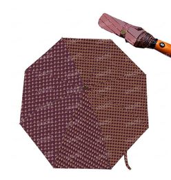 Vintage bloemletterparaplu's Mode Zonnige regen Winddichte opvouwbare paraplu Strand Heren Dames Zomer UV-bescherming Parasol met 7963378