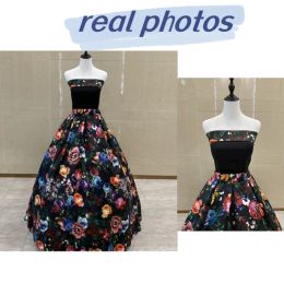 Vintage bloem puffy jurken voor prom klassieker off de schouder Quinceanera -jurken 2023 Nieuwe prachtige gewaad de bal op maat gemaakt