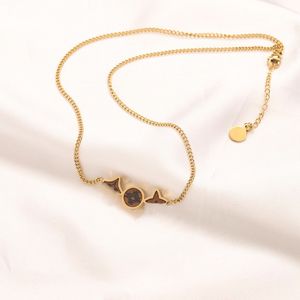 vintage klavertje vier ketting hip hop sieraden bijoux wen zilver 18k verguld Solitaire hanger ketting Geleidelijke verandering mode-sieraden ontwerper ketting vrouwen