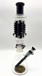 Vintage Freezer Glycerin Coil Glass BONG 19INCH narguilé pipe à fumer avec bol Le fabricant d'origine peut mettre le logo du client par DHL CNE