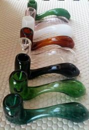 Vintage GRA Glass Pipe Hookah Bong Verre original fabriqué en usine peut mettre le logo du client par DHL UPS CNE