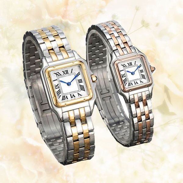 Montre femme vintage couleur or cadran romain montres dames cadeau unique pour femme montre fête des mères bracelet en acier inoxydable montre-bracelet aaa mouvement de designer montre