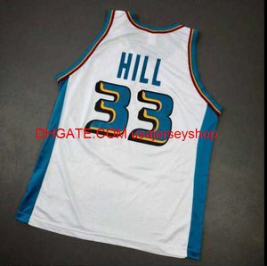 Vintage Grant Hill Champion College College Basketball Jersey maat S-4XL 5xl Custom elk naamnummer Jersey